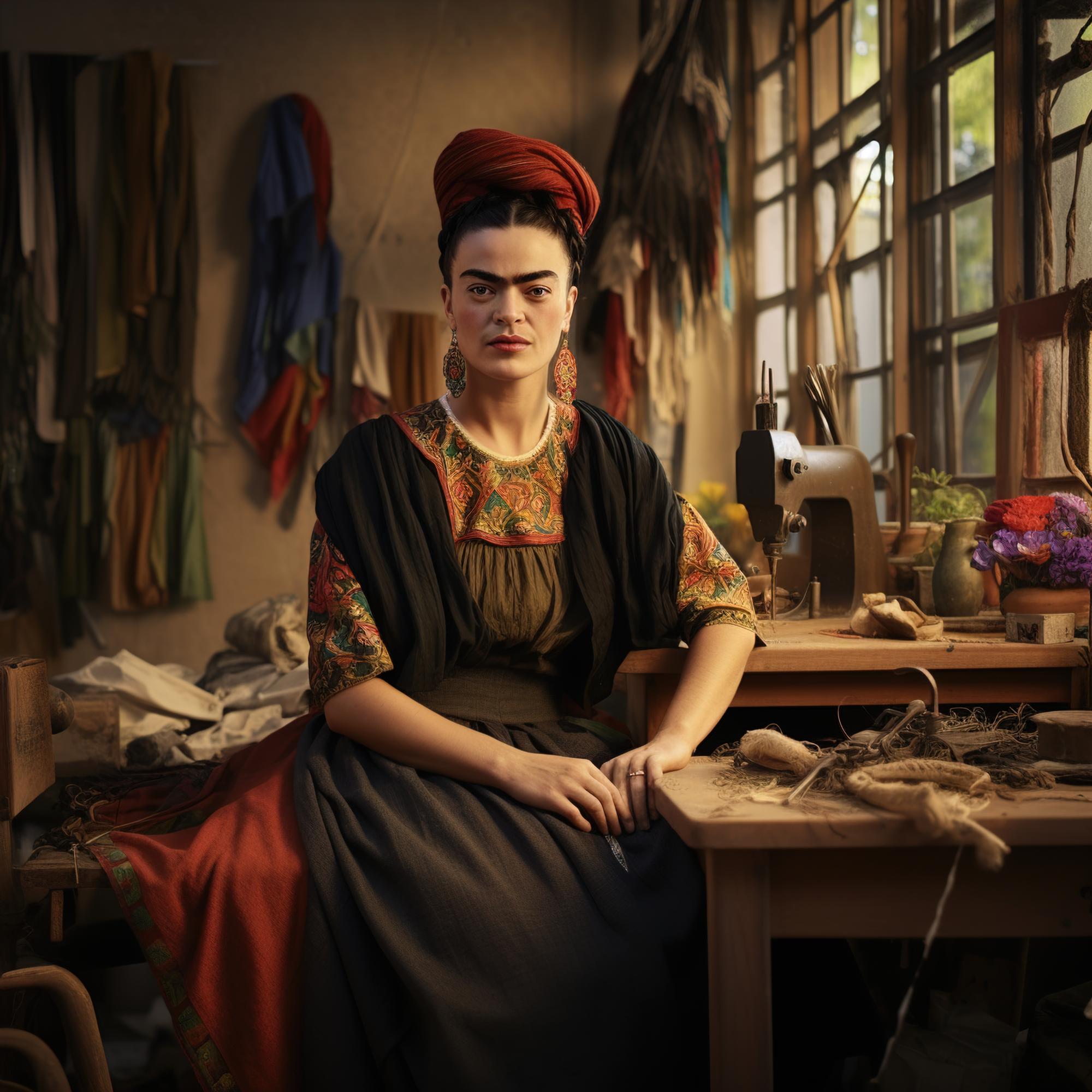 Portrait of lead embroiderer